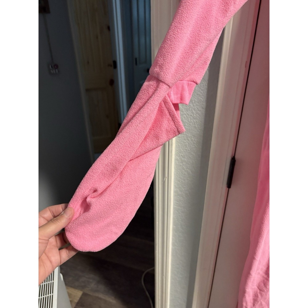 A Christmas Story Pink Nightmare Bunny Suit Adult S/M Pink Fleece Union Suit - Picture 2 of 10